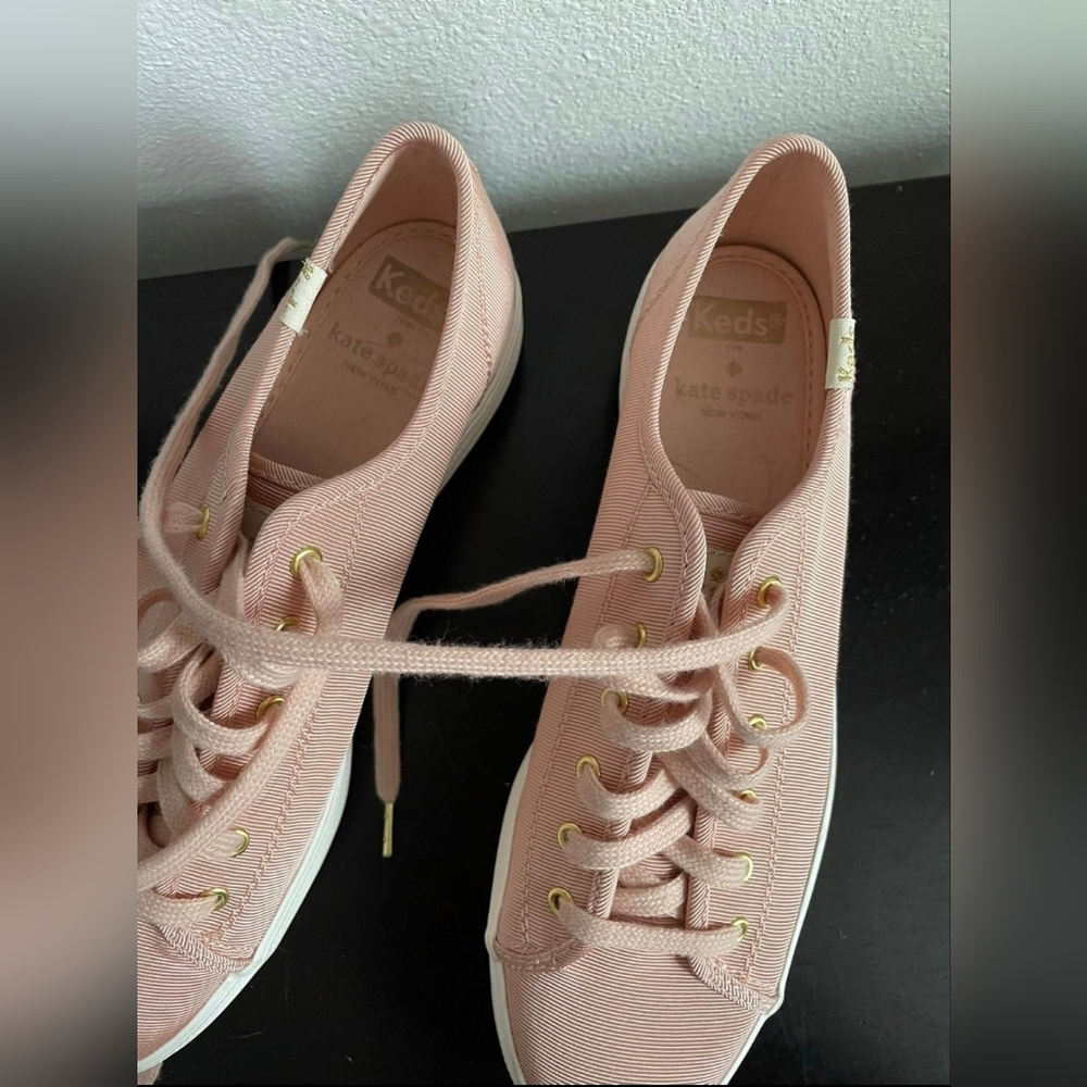 Kate Spade x Keds Blush Pink Sneakers 7 - Picture 9 of 10